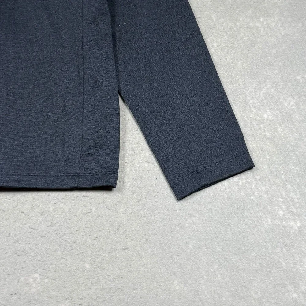 The North Face 1/2 Zip Pullover Long Sleeve Men's Large Blue Fleece